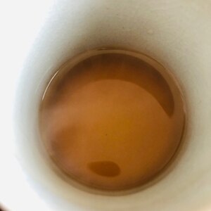 ほうじ茶で蜂蜜レモンティー